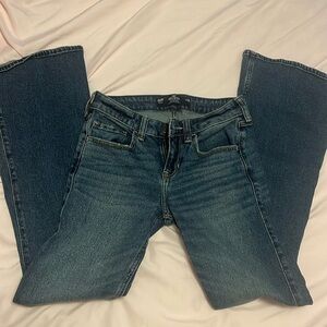 Hollister low /mid rise flare jeans vintage